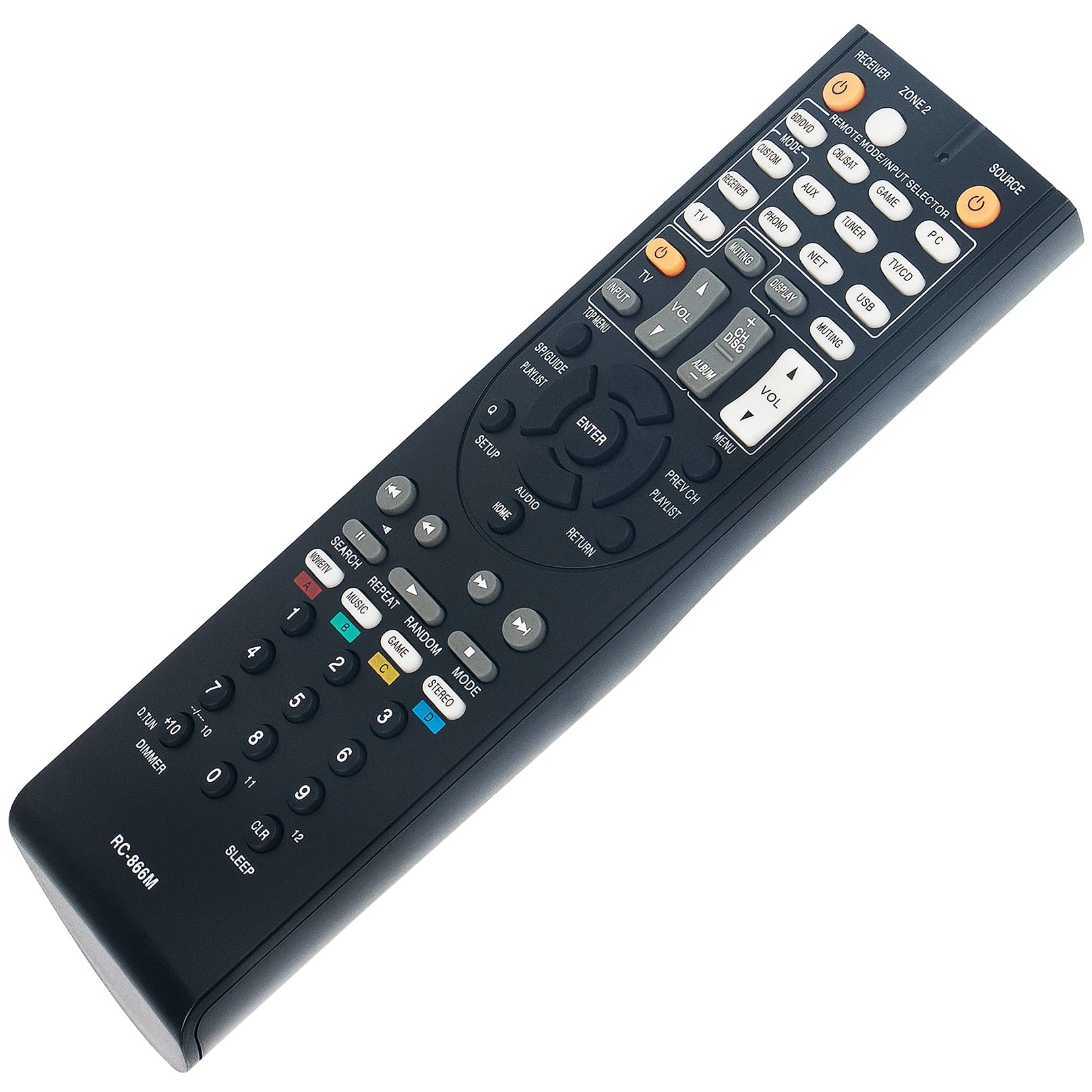 Amazon.com: RC-866M RC866M Replace AV Receiver Remote Control Work
